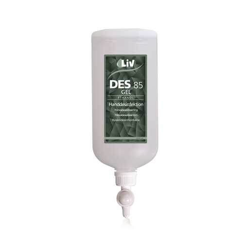 Handdesinfektion Liv 85%, gel – 1000ml dispensopac – 12 st
