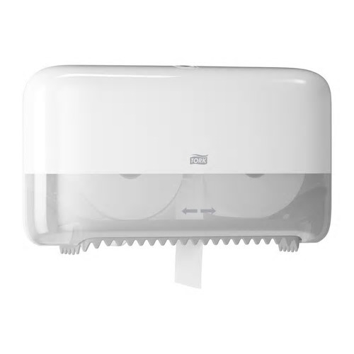 Dispenser toalettpapper T7 – Tork Coreless Mid vit plast