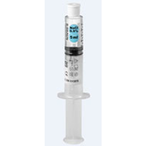 Spruta förfylld Omniflush – 5ml NaCl 0,9%, osteril utsida – 100 st