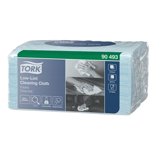 Torkduk Precision Cleaning W8 – Tork Premium 27x38cm turkos – 75 st