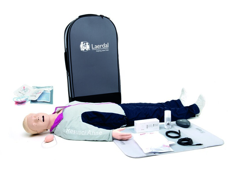 Resusci Anne QCPR AED AW Helkropp – laddningsbar