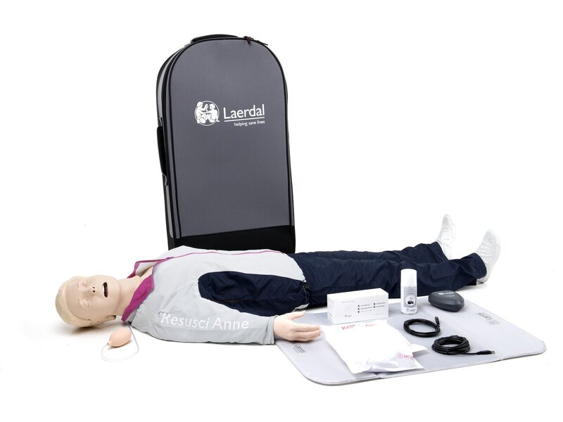 Resusci Anne QCPR AW Helkropp – laddningsbar