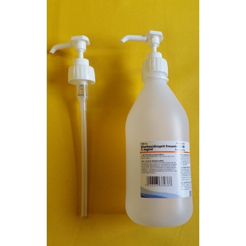 Doseringspump  – t 1L flaskor t klorhexidin