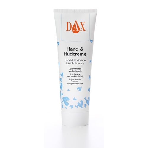 Hand & hudkräm Dax – 250ml m solrosolja oparfymerad