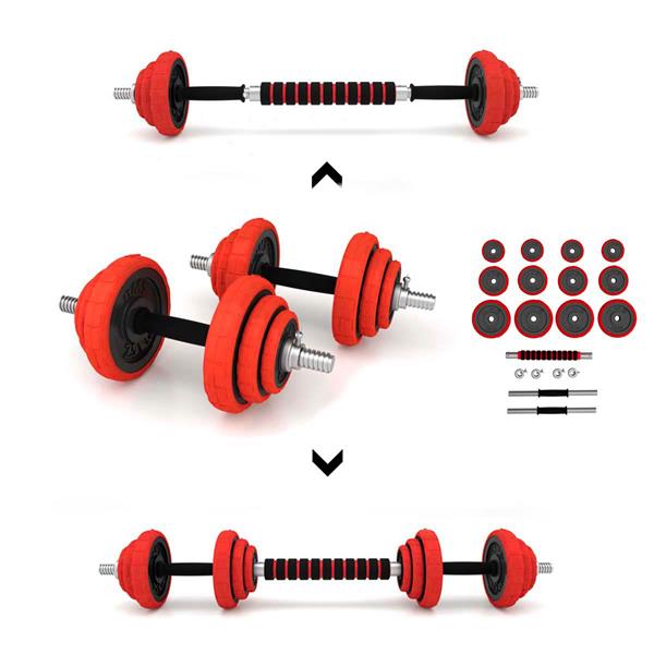 Skivstång- och hantelset – SGGX20 – 20 kg