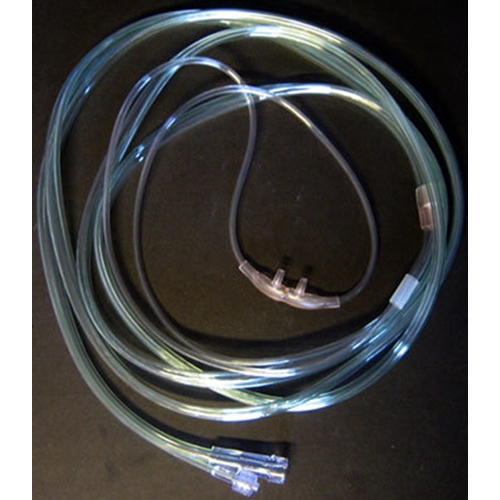 Syrgasgrimma Salter Labs – 2,1m 6L/min barn delad O2-CO2 – 25 st