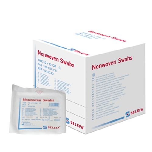Kompress nonwoven 4L 2p Selefa – 10x20cm steril – 70 st