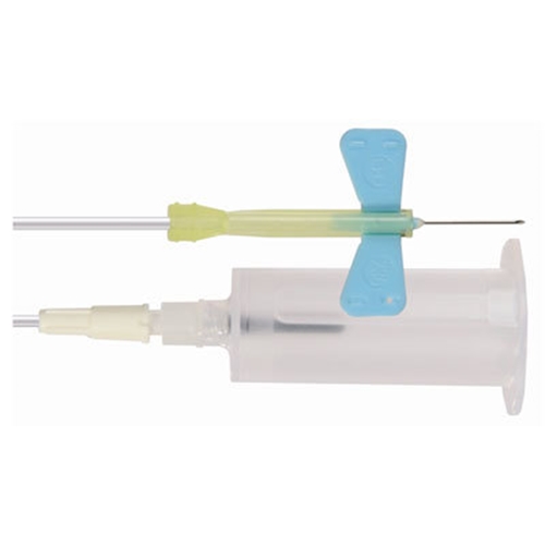 Venprovset BD Safety-Lok – 0,6x19mm 30cm turkos m hållare – 25 st
