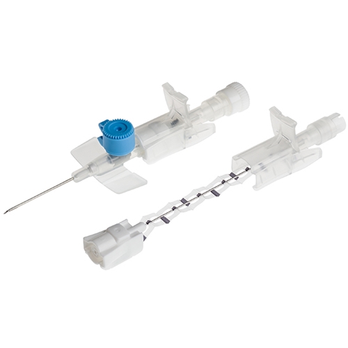 Infusionskanyl BD Venflon Pro Safety – 0,9x25mm 22G blå m port – 50 st