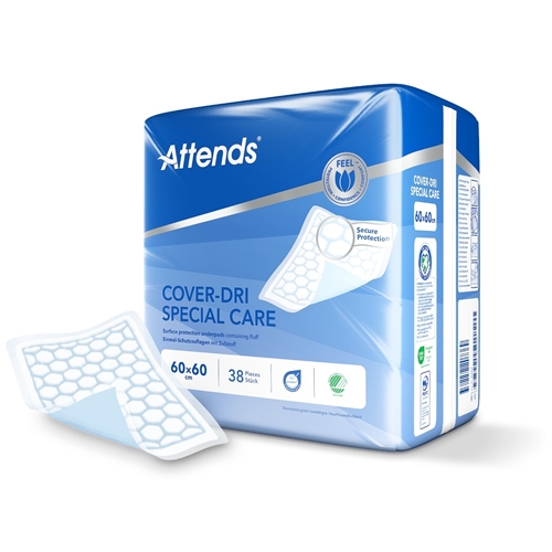 Hygienunderlägg engångs – 60x60cm 52g Cover Dri Special – 152 st