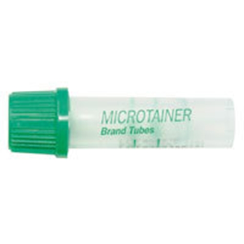Kapillärrör BD Microtainer Microgard – 200-400µl Li-Hep grön – 50 st