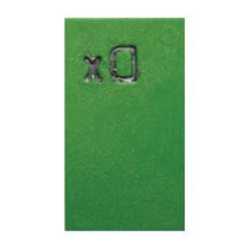 Röntgenmärke DX grön plast – 20x35mm grön plast – 10 st