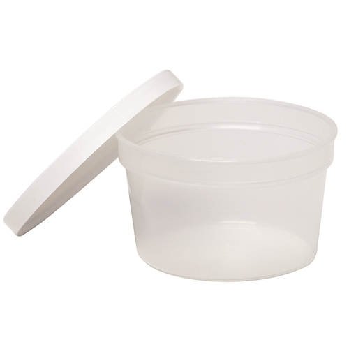 Burk i plast med snäpplock ej CE – 100ml D65xH40mm PP PELD