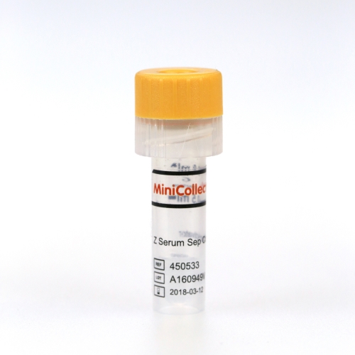 Kapillärrör MiniCollect – 500-800µl Serum gel guld – 50 st