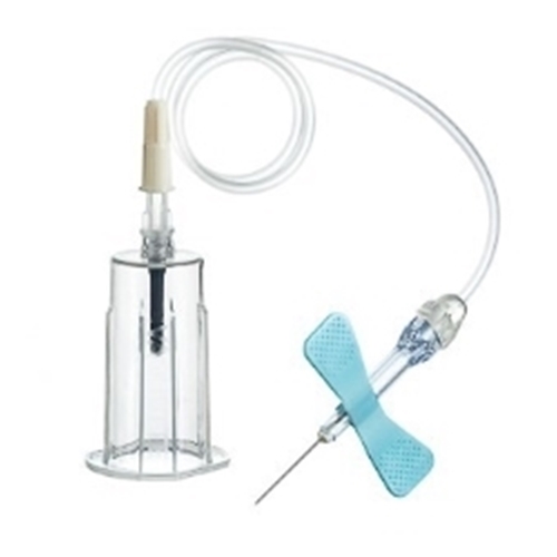 Venprovset VACUETTE Safety – 0,8x19mm 30cm grön m hållare – 24 st