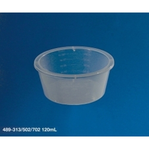 Plastskål Bastos Viegas – 120ml transparent graderad – 240 st