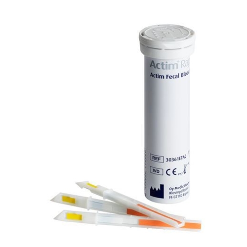 Test feces-Hb Actim Fecal Blood – teststickor humant blod/10 – 10 st