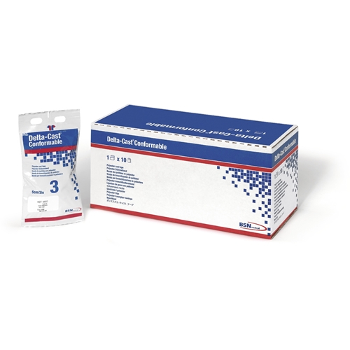 Gipsbinda Delta-Cast Conformable – 7,5cmx3,6m gul – 10 st