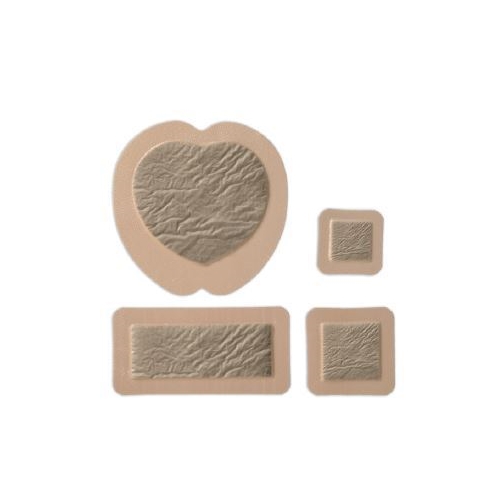 Skumförband silver silikon Mepilex B Ag – 7,5×7,5cm Border – 5 st