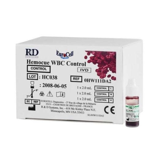 Kontrollösning WBC Hemocue – 3x20ml droppflaska KYLVARA – 3 st