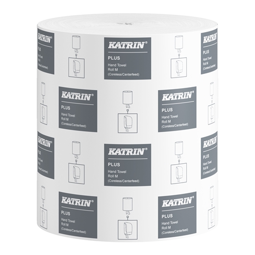 Torkrulle 1-L centrummatad – Katrin Plus 280m 1,435kg – 6 st