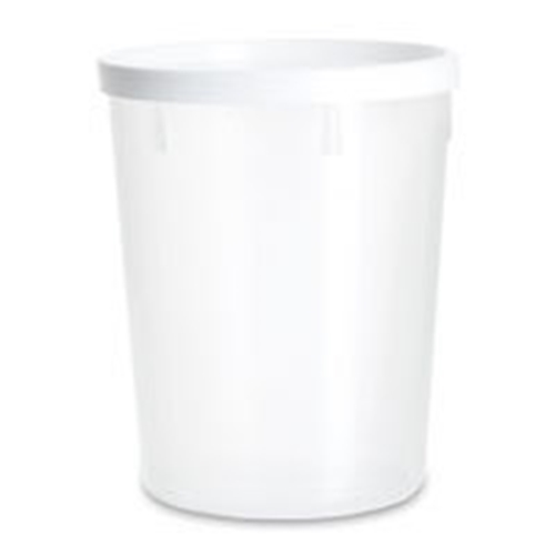 Burk i plast utan snäpplock ej CE – 500ml D85xH111mm PP