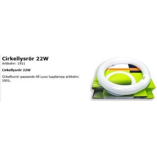 Lysrör till lupplampa – 22W cirkellysrör