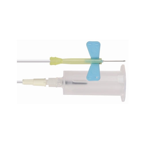 Venprovset BD Safety-Lok – 0,6x19mm 18cm turkos m hållare – 25 st