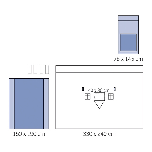 Op set Vertikallakan evercare – assbordspåse – 14 st