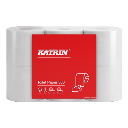 Toalettpapper 2-L 360 Normal – Katrin Basic 51,2m 0,2025kg – 42 st