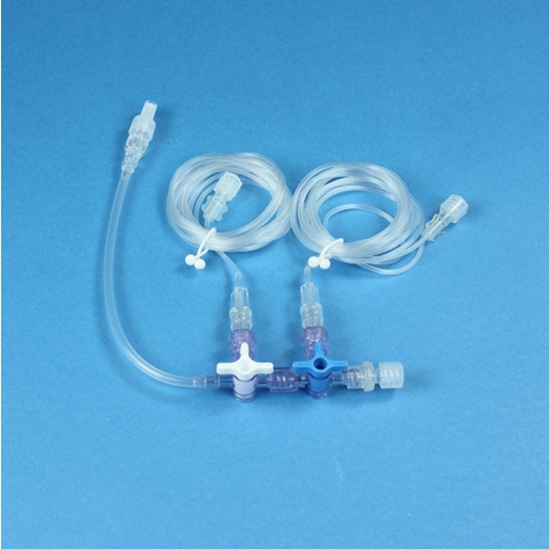 TIVA set 3 vägs Mediplast – 200cm 3bv 2vkr PVC-fri – 50 st
