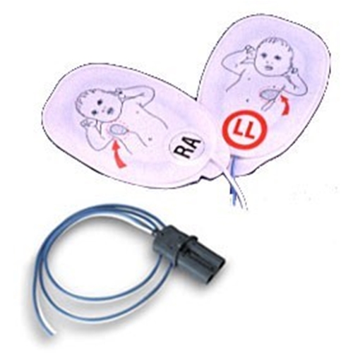Defibrilleringselektrod barn – 8×12 cm m kabel HeartStart XL – 5 st