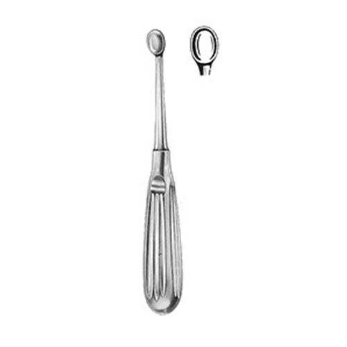 Slev sår oval Volkmann avd.kva – 8,5mm, 17cm