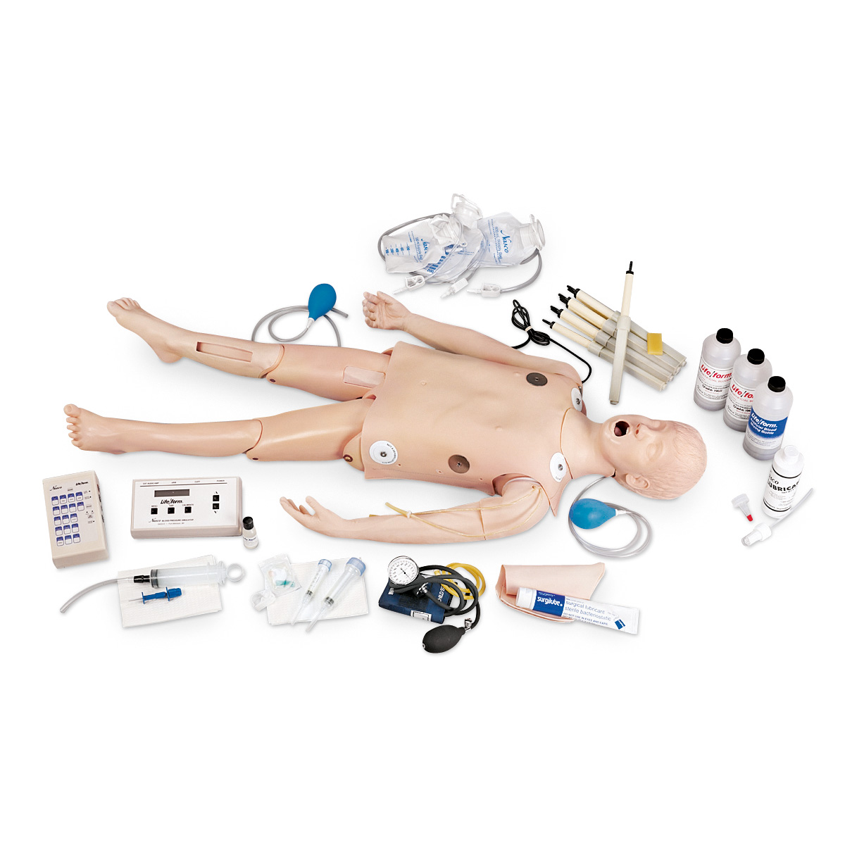Deluxe Barn CRiSis™ med EKG-simulator