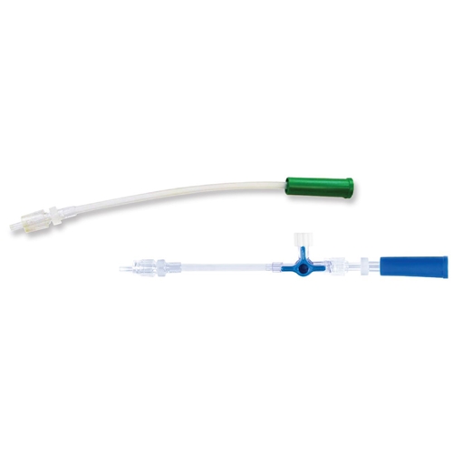 Förbindelseslang nefrostomi – 15cm, luerlock, tre-vägs-kran – 50 st