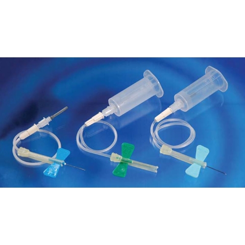 Venprovset BD Safety-Lok – 0,6x19mm 18cm turkos u hållare – 50 st