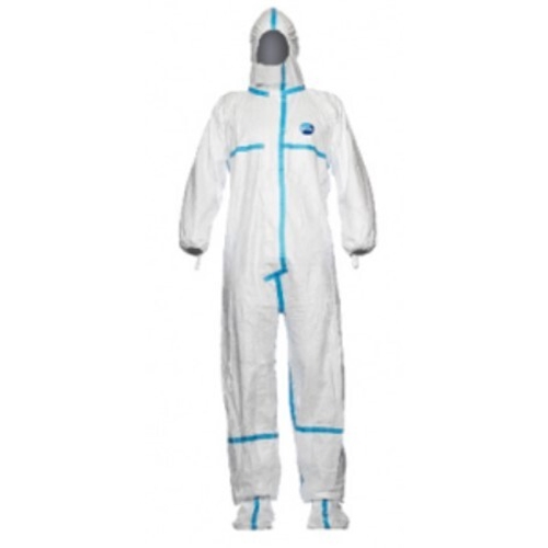 Overall DuPont Tyvek 600 plus – S vit, med huva och skoskydd – 20 st