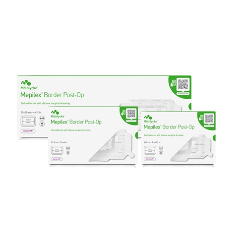 Superabsorberande förband Mepilex Border PostOp – 10x15cm silikon Border – 10 st