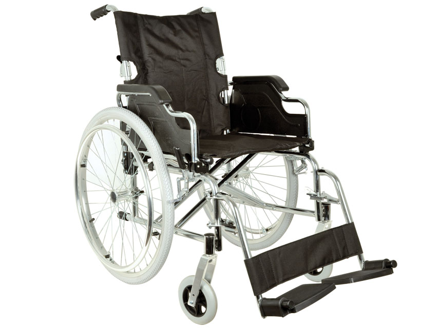 Rullstol – Sittbredd 46 cm – Hopfällbar – ROYAL