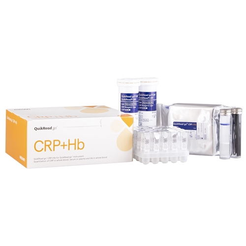 Test QuikRead go CRP+HB – med kapillär/pistong KYLVARA – 50 st
