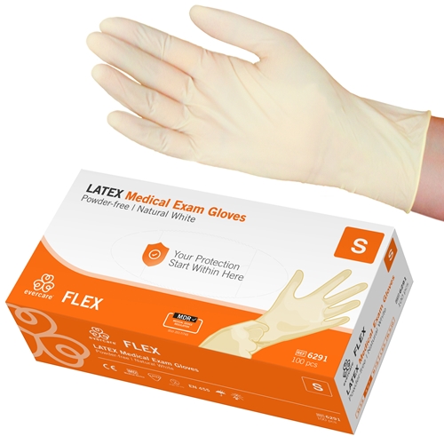 Handske us latex evercare – S FLEX puderfri