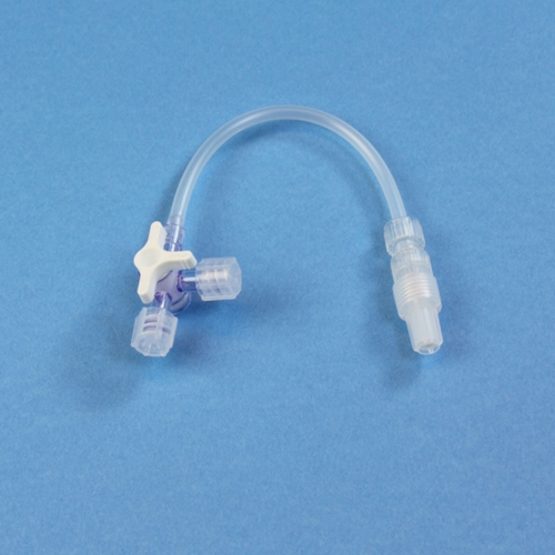 3-vägskran Mediplast – 12cm slang Pvc-fri – 30 st