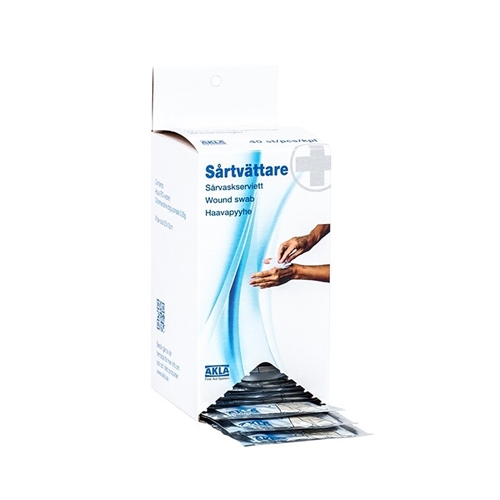 Sårtvättare Akla – 13x20cm st-pack 40-p – 320 st
