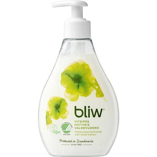 Flytande tvål Bliw – 300ml m pump vitsippa – 8 st