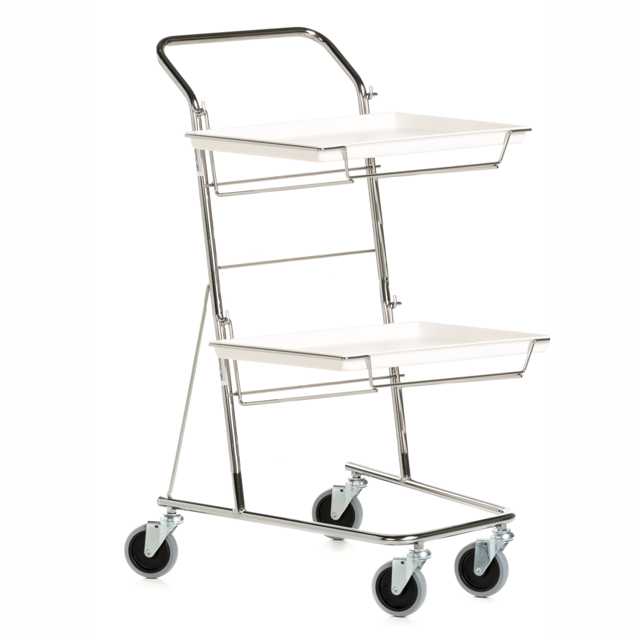 Provtagningsvagn, två brickor