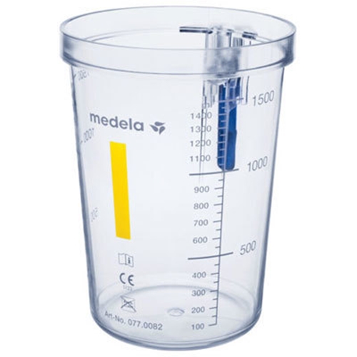 Kanister engångs till sugsystem Medela – 1,5L för engångspåsar