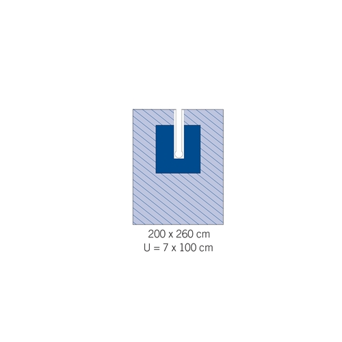 OP lakan slits evercare – 200x260cm slits 7x100cm – 18 st