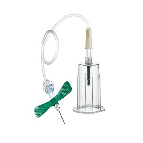Venprovset VACUETTE Safety – 0,8x19mm 19cm grön m hållare – 35 st