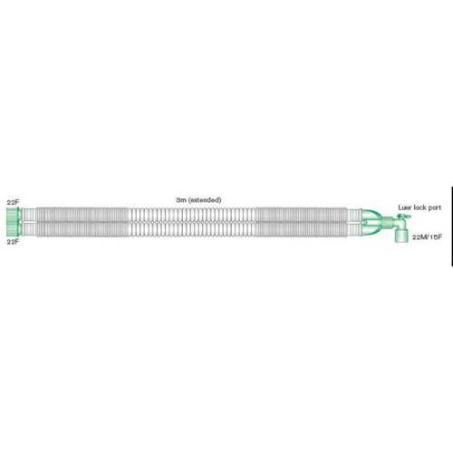 Andningssystem Compact – 22mmx3m fast Y-vinklat – 40 st
