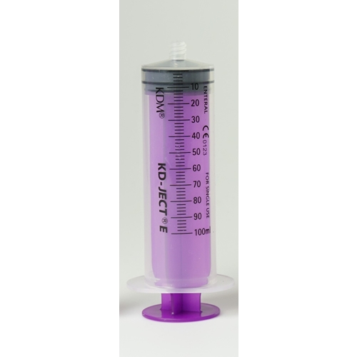 Enteral spruta KD-JECT E – 100ml ENFit engångs – 20 st